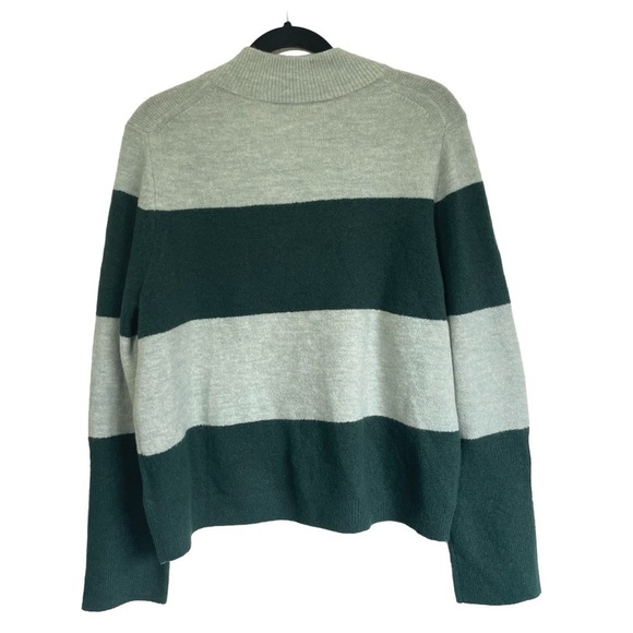 Whistles Stripe Button Neck Jumper Stripes Size Medium NWT - Picture 9 of 14